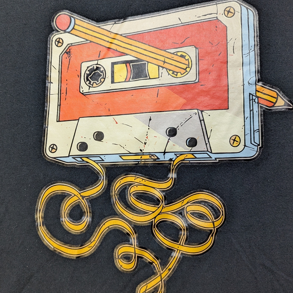 Retro Cassette Graphic T-Shirt